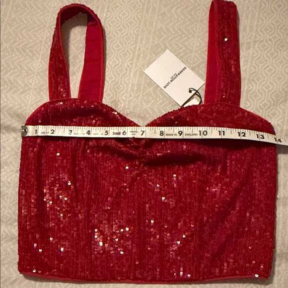 Generation Love Estella Red Sequin Tank Top - Picture 7 of 9